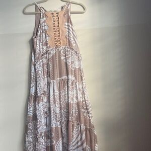 BSB Collection Tiered Maxi Dress 44=8-10